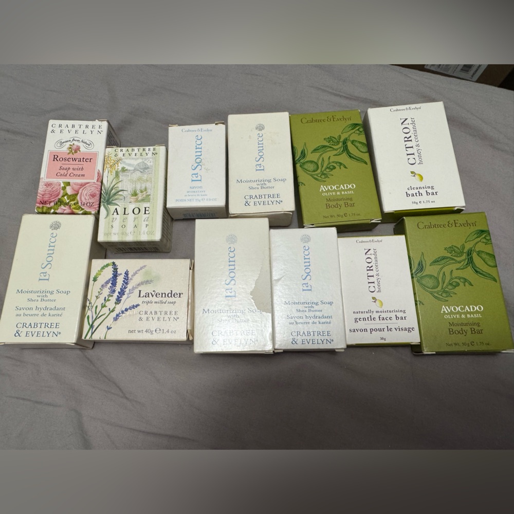 Crabtree & Evelyn Soaps Collection Bundle